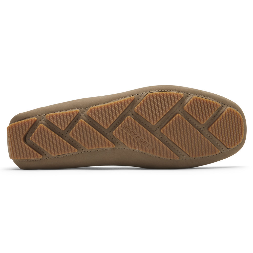 Rockport Slippers For Mens Khaki - Rhyder - LM3750418